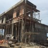 Bể lọc đang xây dựng